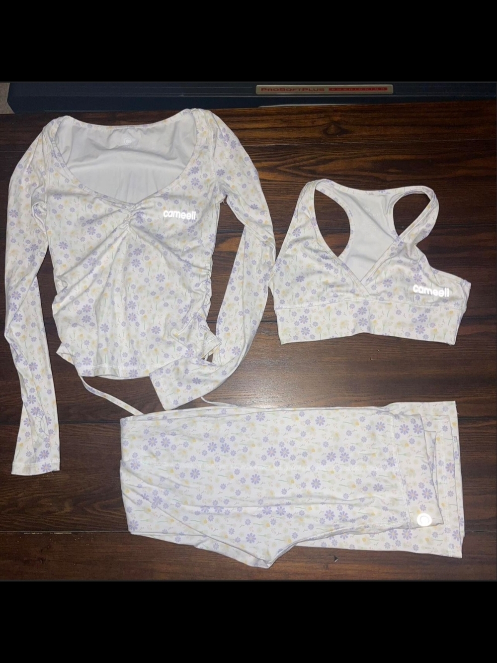 Cameeli Set - Top, Bra & Pants